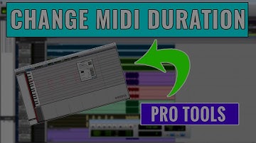How to Edit MIDI Duration in Pro Tools -- OBEDIA.com Pro Tools Training