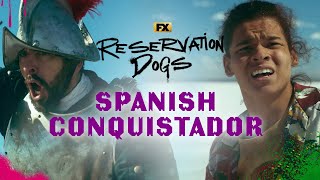 Bear Meets a Spanish Conquistador - Scene | Reservation Dogs | FX