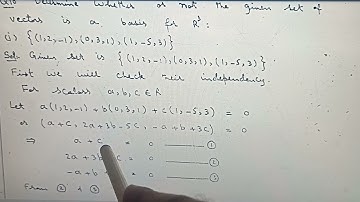 chapter 6 vector space  exercise 6.2  mathematical methods by sm yousuf