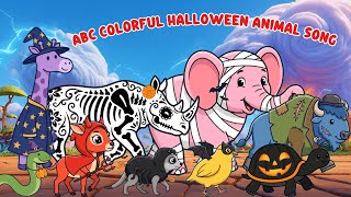abc colorful safari halloween animal song little bunny magical