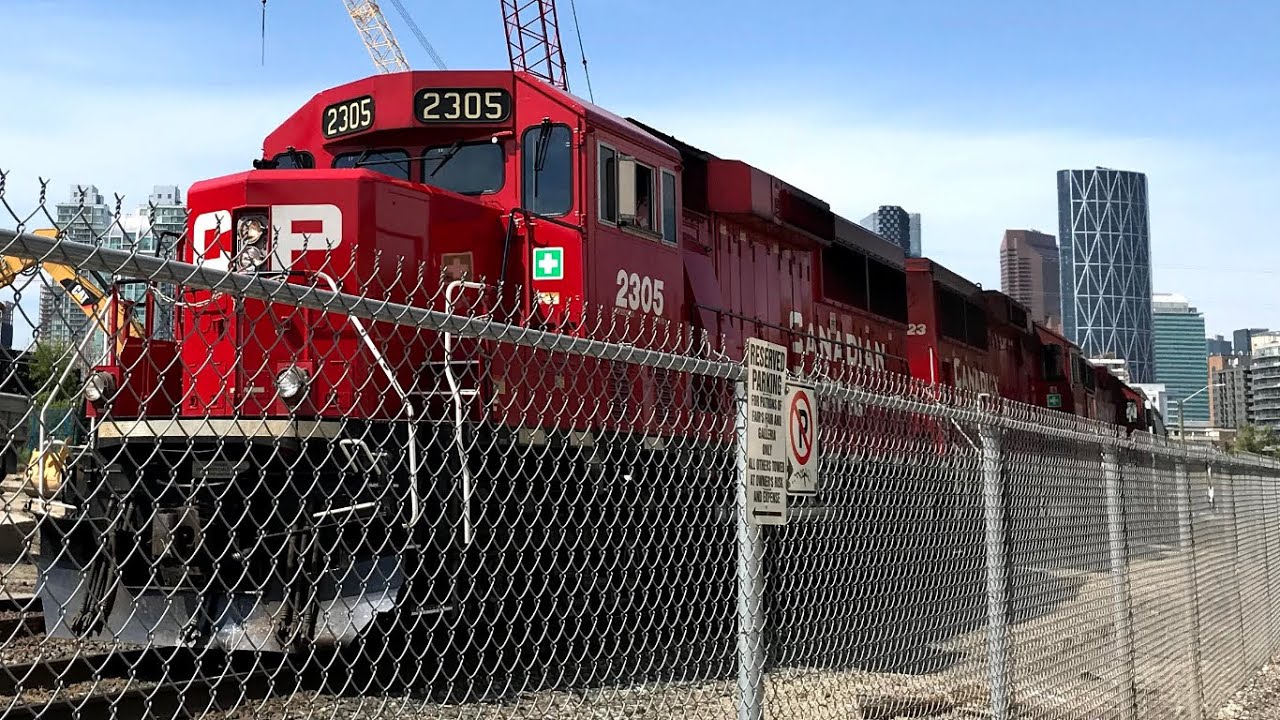 CP 2305 on C35 East at Alyth Yard - CP Brooks Subdivision