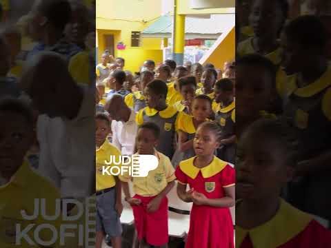 #judekofie Taking my talent to school children in Ghana. Little Saints School in Tesano was fun.