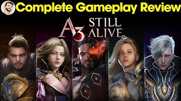 A3 Still Alive - Gameplay Review - By Netmarble - Dark Fantasy Open-World RPG Android/IOS