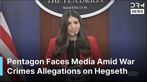 FULL PRESSER: Pentagon Press Sec Takes Reporters' Questions Amid War Crimes Allegations | AC1G