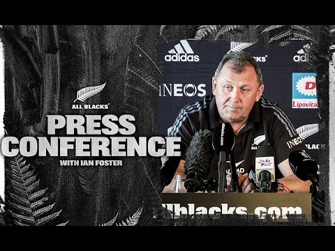 Ian Foster reveals Bledisloe Two selections | Press Conference (Auckland) - All Blacks