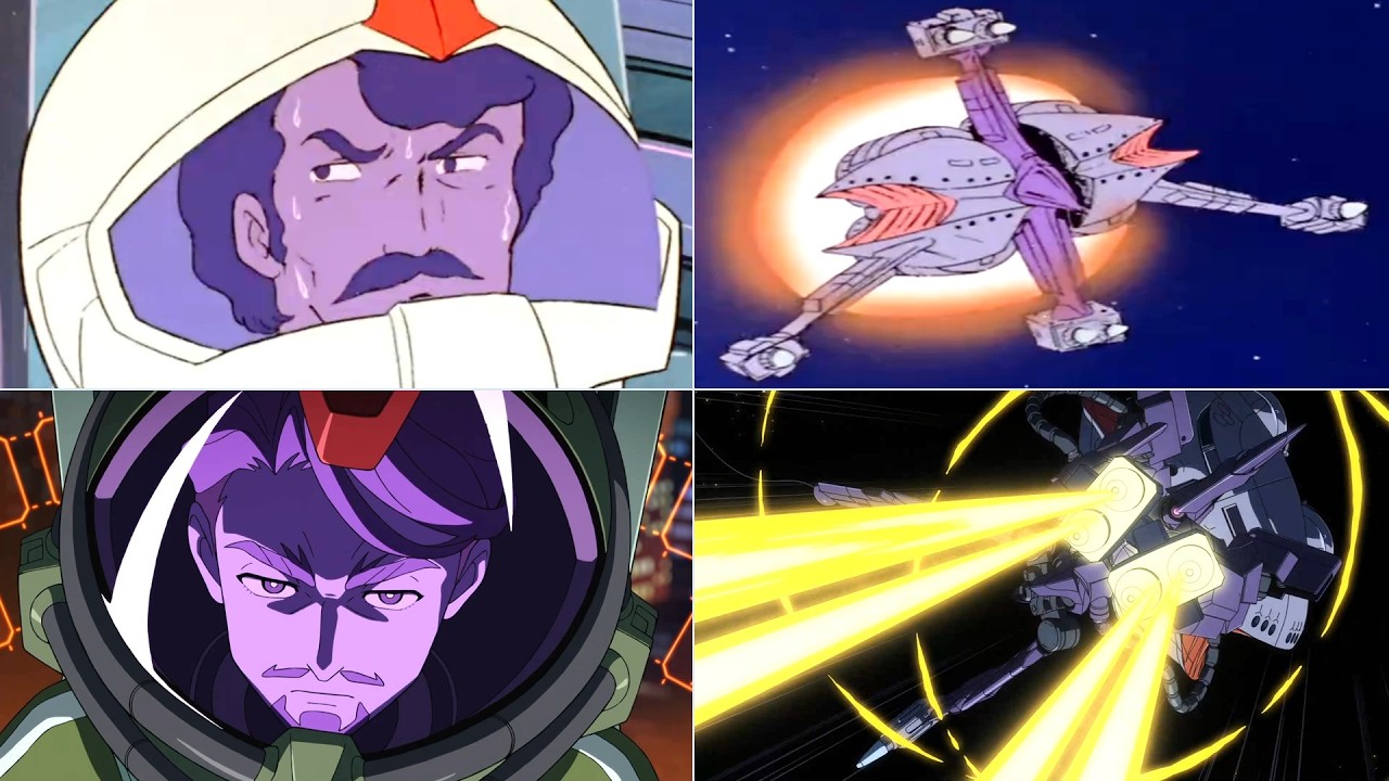 Challia Bull: All-Range Attack (Gundam 1979 VS GQuuuuuuX Comparison)[ガンダム シャリア・ブル キケロガ オールレンジ攻撃 比較]