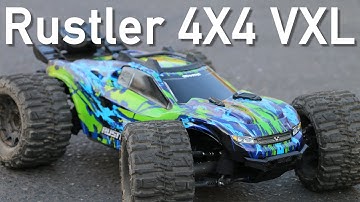 Upgraded Traxxas Rustler 4X4 VXL RC Truck - AMain Employee Car