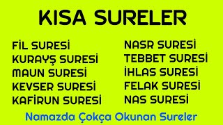 KISA SURELER TAMAMI   Namazda Okunan Sureler ve Dualar Dinle Resimi