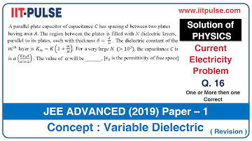 Solution of JEE Advanced 2019 Physics (Capacitance) Paper-1 Q.16