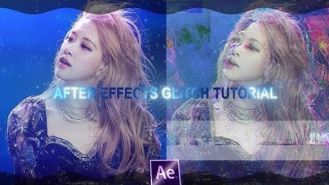 Trend Velocity Glitch Tutorial in After Effects//Jeon Minji