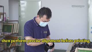 Using high-quality inks and precision screens.