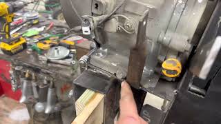 Short tail mud motor build: steering handle.