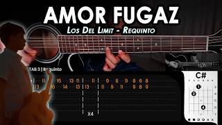 Fleeting Love on Guitar (REQUINTO) Los Del Limit | CHORDS