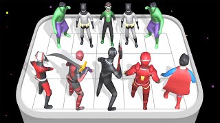 MERGE SUPER HERO 3D - Android Game Merge Battles screenshot 4
