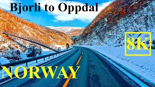 Norway Road Trip: Scenic Drive from Bjorli to Oppdal | Breathtaking Mountain Views