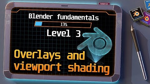 Blender 4.3 fundamentals: Overlays and viewport shading [EN]