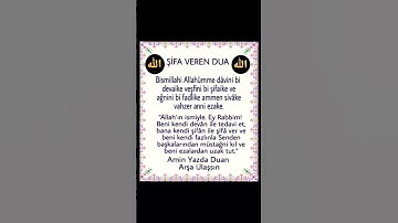 Thumbnail of Şifa Veren Dua #güzelsözler #dua
