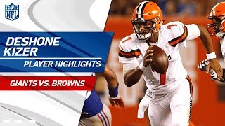 DeShone Kizer's Best Plays Against New York | Giants vs. Browns | Preseason Wk 2 Player Highlights screenshot 4