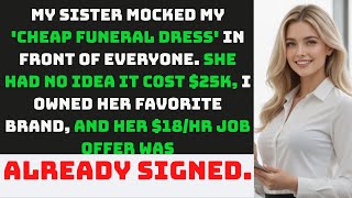 At Mom's Funeral, My Sister Mocked My Clothes—She Had No Idea I Built a $2.4B Fashion Empire