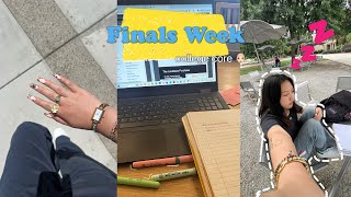 Study Vlog | finals week, tons of studying and tests 📘might’ve failed a class LOL