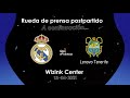 Post-game Press Conference | Real Madrid - Lenovo Tenerife