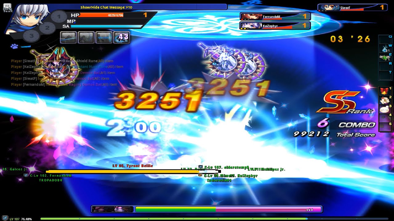 Siege of Teroka - Lass Gameplay Grand Chase Classic