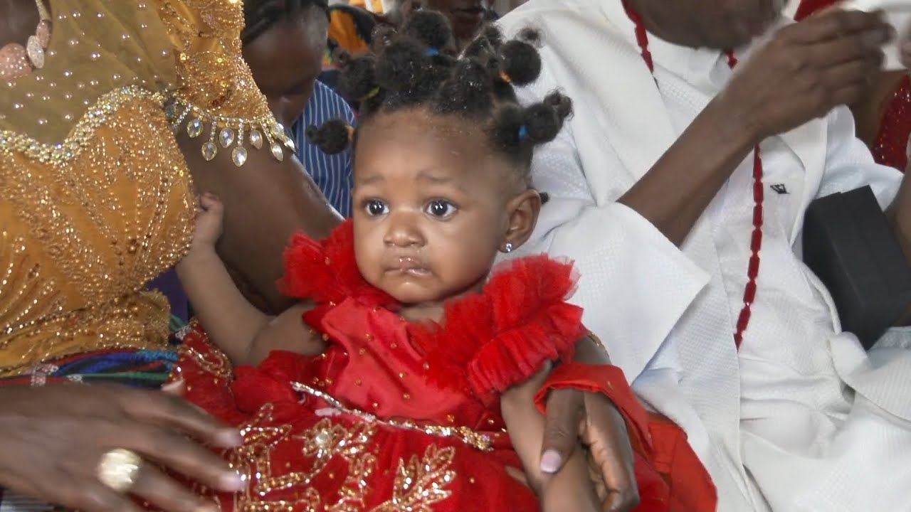 Child Dedication @ Abavo, Delta State. Miss Lilly Goes to Church.