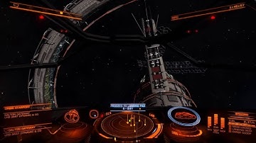Elite Dangerous - Docking at a habitat
