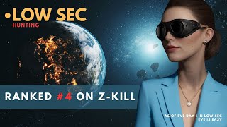 Low Sec Hunting With A 7-Day-Old Toon First Player Want Joining Me. Surrounded By Reds.