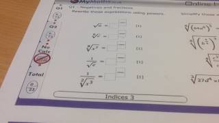 MyMaths indices 3 part 1a