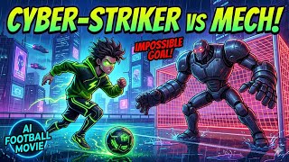 The Ultimate Cyber-Striker! 🦾⚡️ Spider-Verse Style Football (Full Animation)