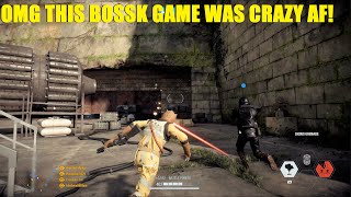 Star Wars Battlefront 2 - One of the craziest Bossk matches you will EVER SEE! Go Bossk GO!!