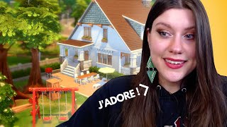 Je construis ma 1ère maison avec le pack grandir ensemble ! 😍 | SIMS 4