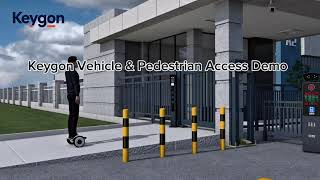 Face Recognition Access Control System | 3D Pedestrian Entrance Demo | KEYGON INTELLIGENT