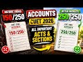 ALL IMPORTANT ACTS &amp; SECTIONS in ACCOUNTS for CUET 2026 &amp; Class 12 Accountancy 🔥