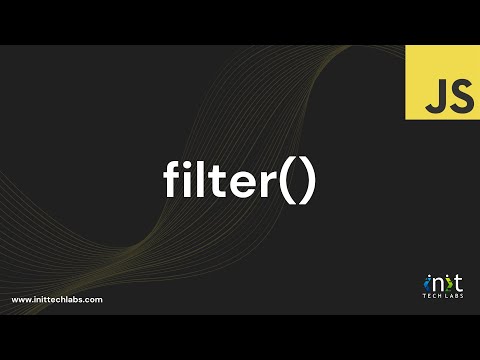 How To Filter An Array In Javascript? | The Quick Guide - filter() Method | Init Tech Labs |