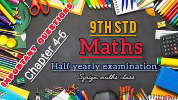 9th std/Maths/important questions/chapter 4-6/half yearly exam portion/2&5 marks/TN samacheer/tamil