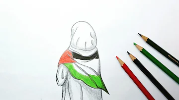 تحميل رسم فتاه محجبه