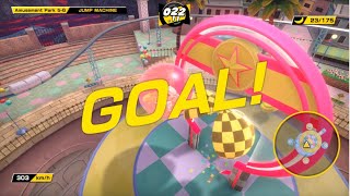 Super Monkey Ball Banana Mania - 5-6 Jump Machine red goal screenshot 4