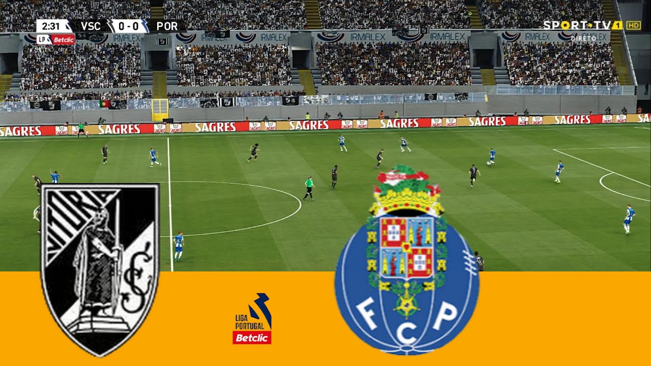 Vitória SC vs FC Porto | AO VIVO | Primeira Liga | PES 2021 Gameplay