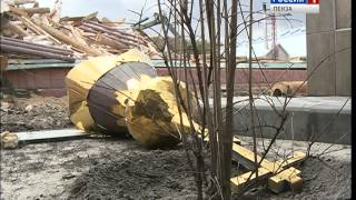 Видео На месте снесенных в «Михайловской обители» строений завершается разбор завалов (автор: ГТРК Пенза)