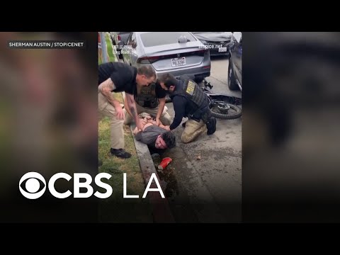 Video shows Long Beach man, a U.S. citizen, injured during apparent ICE arrest