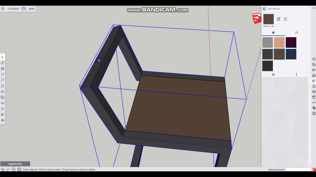 Making a modern chair (v3) SketchUp for  YouTube