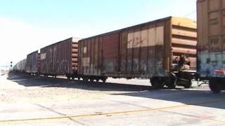 Northbound UP manifest at Devore, CA on 4-16-11
