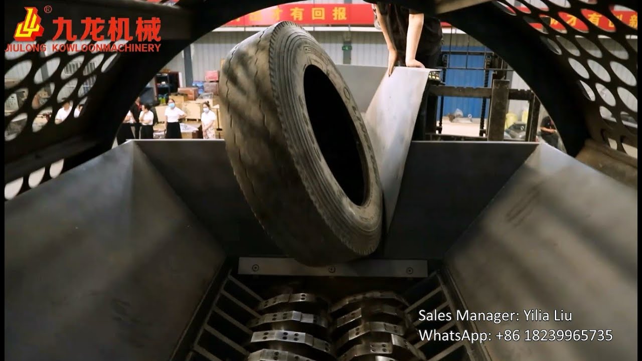 Automatic Tire Recycling Line Waste Car/Truck Tires Grinding Line YouTube