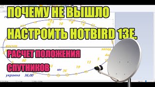 Почему Не Вышло Настроить Hotbird 13E. Расчет Положения Спутников