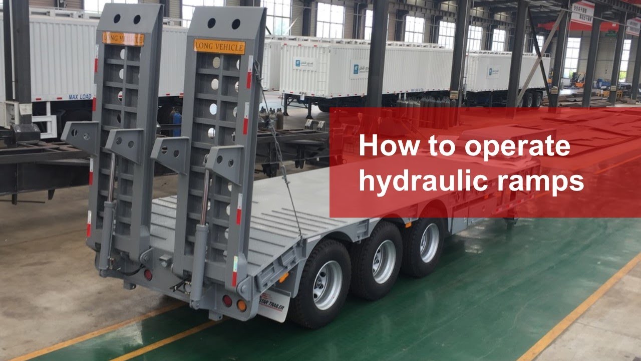 I001 How to operate hydraulic ramps YouTube