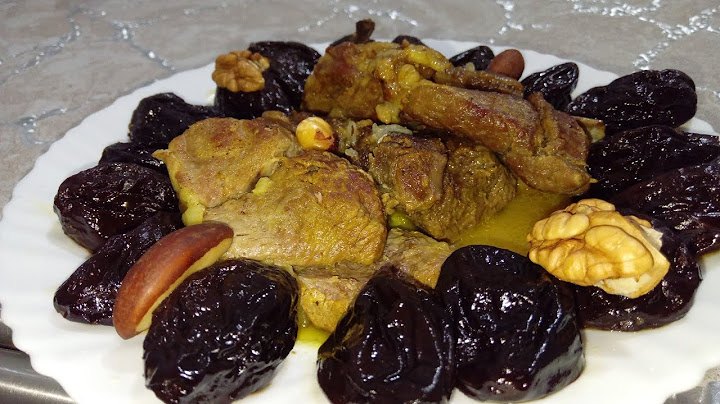 اللحم بلبرقوق  من اطباق الجزائرية 🇩🇿التلمسانية ديمن حاضرا في المناسبات بزاف بنينة👌