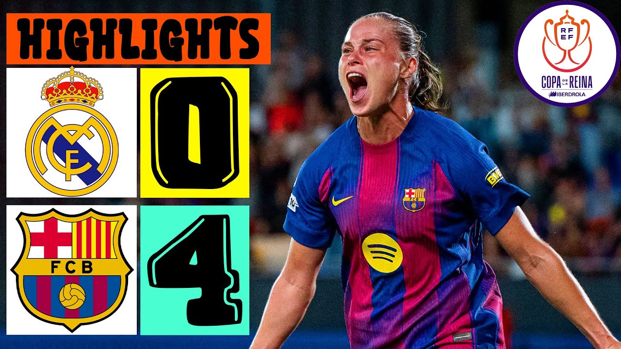 EL CLÁSICO: Real Madrid vs Barcelona 0-4 | Cuartos de Final | Copa de la Reina 2026