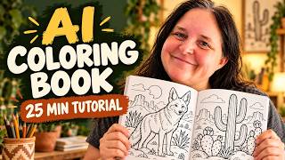 How to Make a Kids’ Coloring Book With AI | Step-by-Step Tutorial
